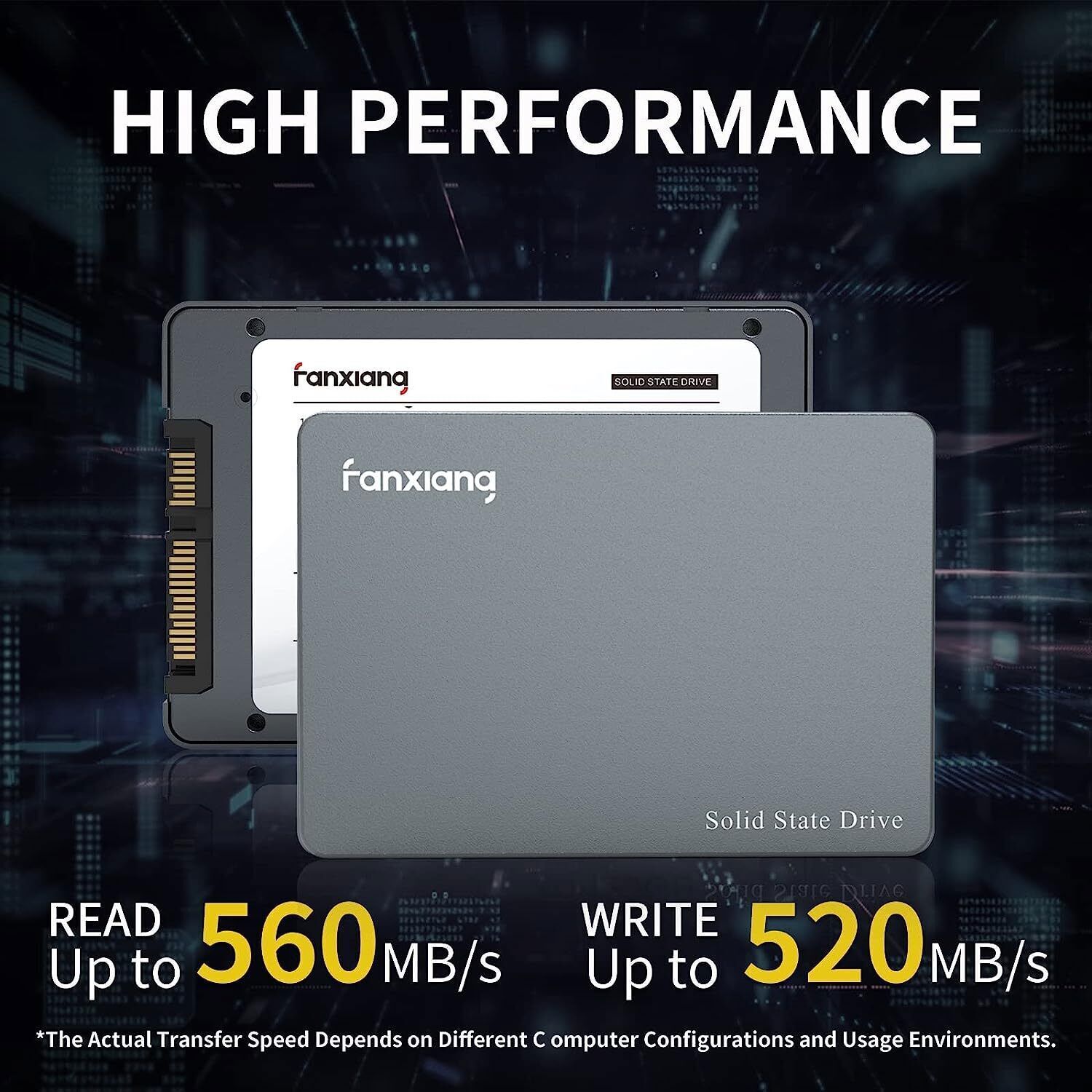 Fangxiang SSD 512GB NVMe M.2 - PCIe Gen3 Fino A 3200MB/s In Lettura - Foto 4