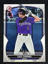 Cole Carrigg 1st Bowman 2023 Bowman Draft # BD-151