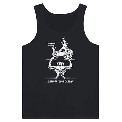 Cardio - Premium Unisex Tank-Top Schwarz
