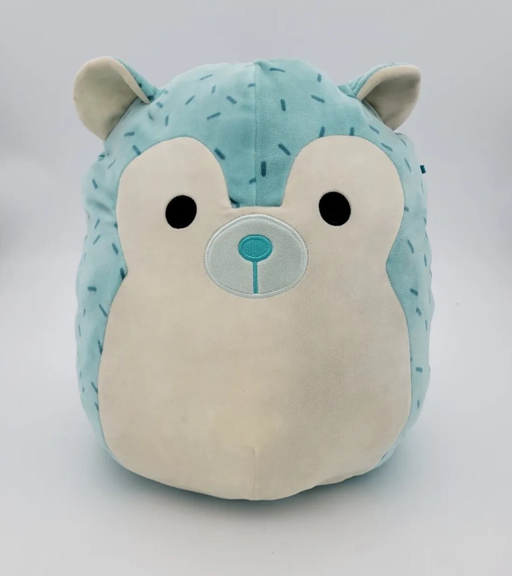 Squishmallow 14” Hasani The Teal Hedgehog Blue Porcupine New With