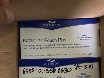 Ptterson Sterilization Pouches 5 1/4'' X 10'' - 200CT