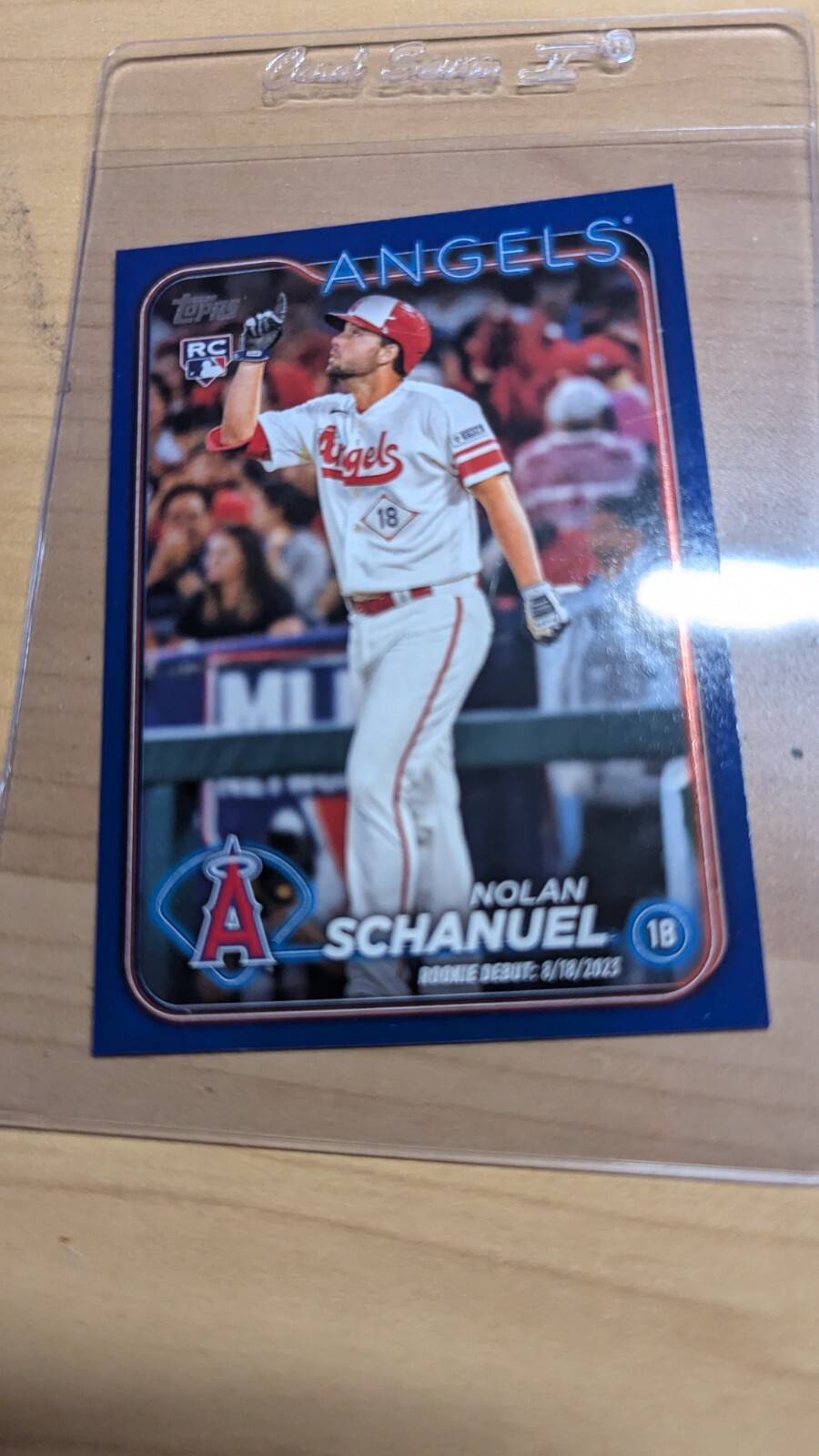 2024 Topps Update Series - Rookie Debut Royal Blue #US193 Nolan Schanuel (RC)