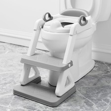 Potty Training Seat with Step Stool Ladder for and ,Sturdy Potty Ladder with ...