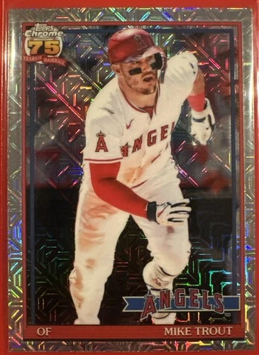 2026 Topps Series 1 Mike Trout Silver Pack Mojo #91C-42 Los Angeles Angels