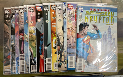 Superman World of New Krypton Set  1 - 12 + 1 Shot  2009