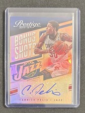 2014/15 Panini Prestige Carrick Felix #43 Red Bonus Shots Autograph /99