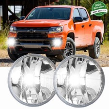 For Chevrolet Colorado 2015-2022 Pair Wled Fog Lights Driving Bumper Lamps
