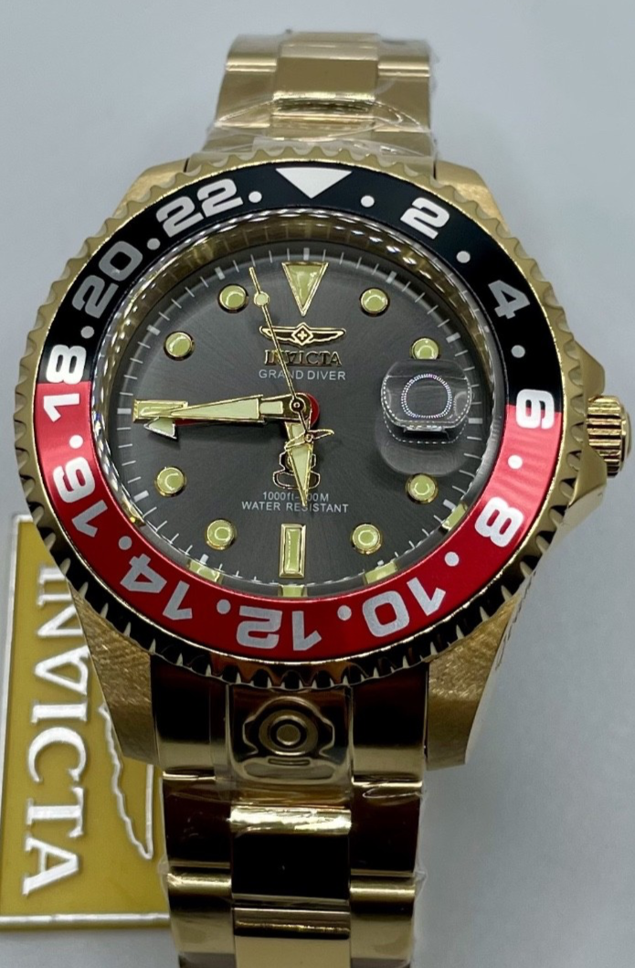 Invicta Grand Diver NH34 GMT Auto 