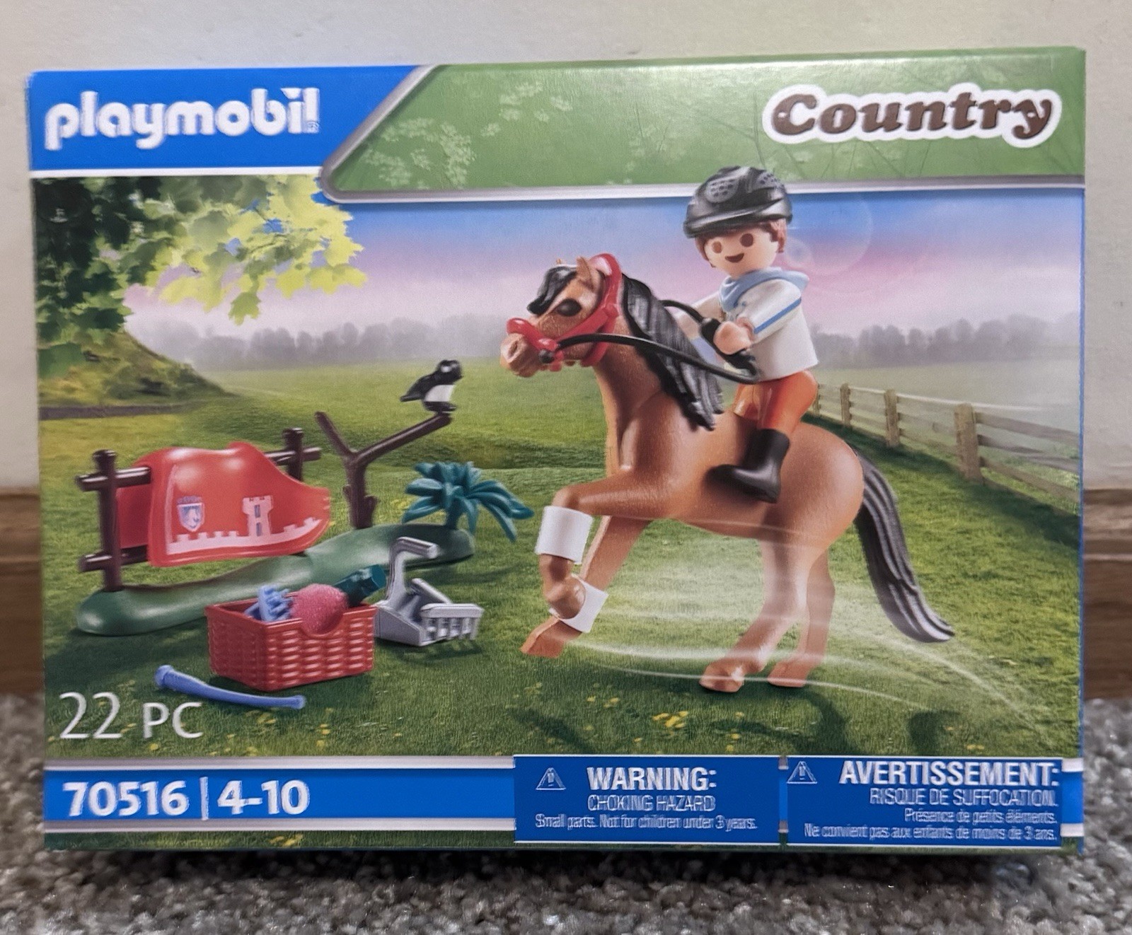 Playmobil 70516 Country German Riding Pony Set (29 Pieces)