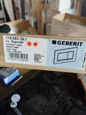 Geberit Dual Flush Plate, Bright Chrome Plated, Brand New Unboxed,115.777.21.1
