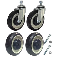 MAPP CASTER ShopCartKit Shopping Cart Caster and Wheel Replacement Kit