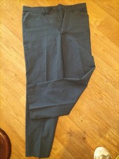 Mens Farah Size 32x29 Grey Formal Trousers
