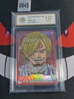Sanji PRB01-001 L ONE PIECE Card The Best PRB-01Japanese-P gold 10