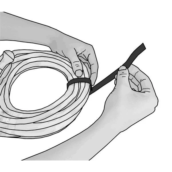 Correa espalda con espalda marca Velcro 176062, sin adhesivo, 37,5 pies, 3/4 pulgadas de ancho, azul Foto 3 de 4
