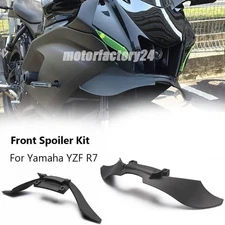 Front Spoiler Kit Fairing Downforce Naked Winglet For YAMAHA YZF-R7 Aerodynamic
