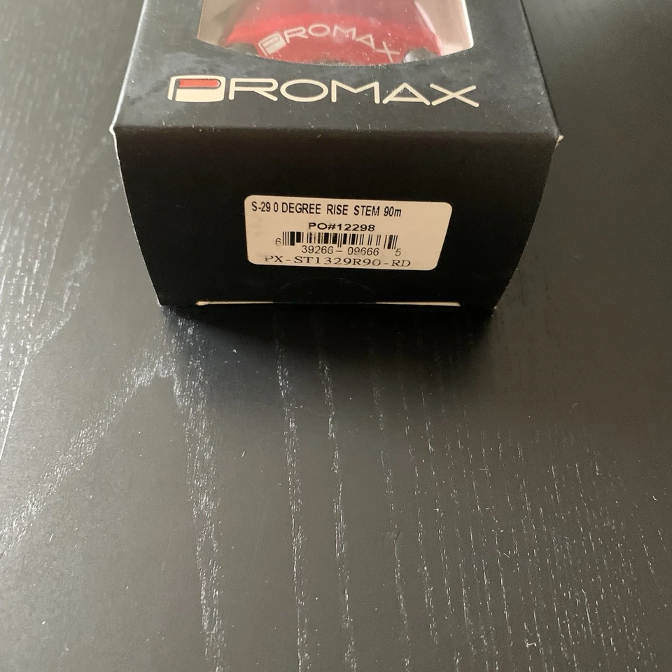 PROMAX  s-29 0 Degree Rise Stem 90 mm Red Color - Image 2 of 3