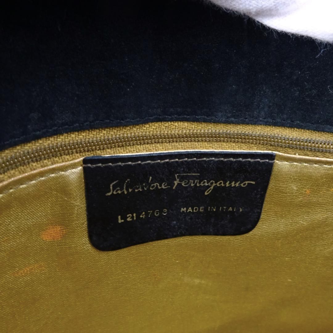 Salvatore Ferragamo Patchwork Leather Shoulder Ba… - image 7