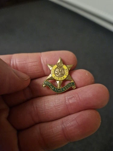 The Burma Star Association Lapel Pin Badge (Vintage) WW2
