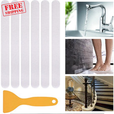 12/24PCS Bath Tub Shower Anti Slip Grip Strips Non Slip Safety Stickers