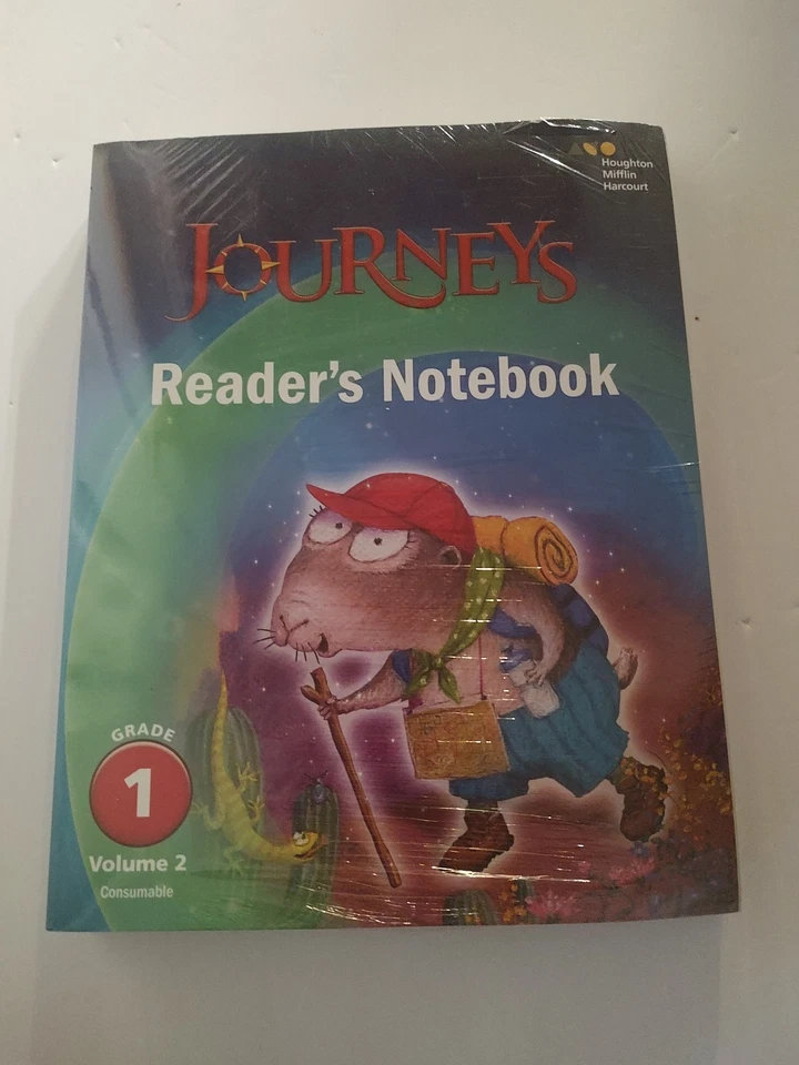 Journeys Reader's Notebook SET - NEW Grade 1, Volumes 1 and 2 Consumable - Image 3 of 4