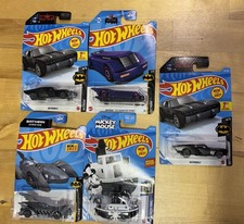 Collection of 5 Different Hot Wheels Die-Cast Vehicles Various Years Series