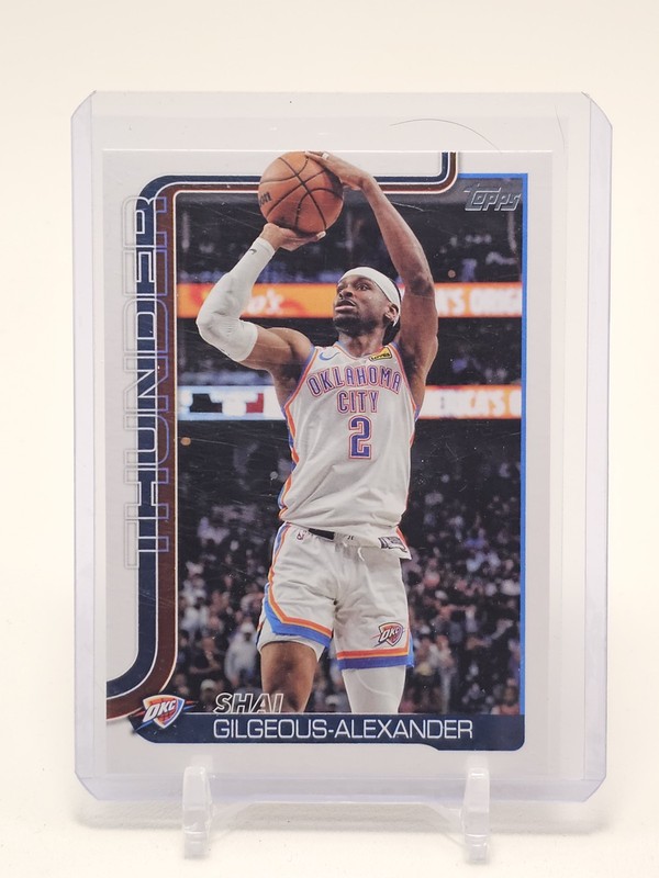 SHAI GILGEOUS-ALEXANDER 2025-26 TOPPS FLAGSHIP #115 THUNDER Q6572