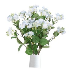 Forsythia Artificial Flowers for Decoration 6pcs Fake Winter Light Blue