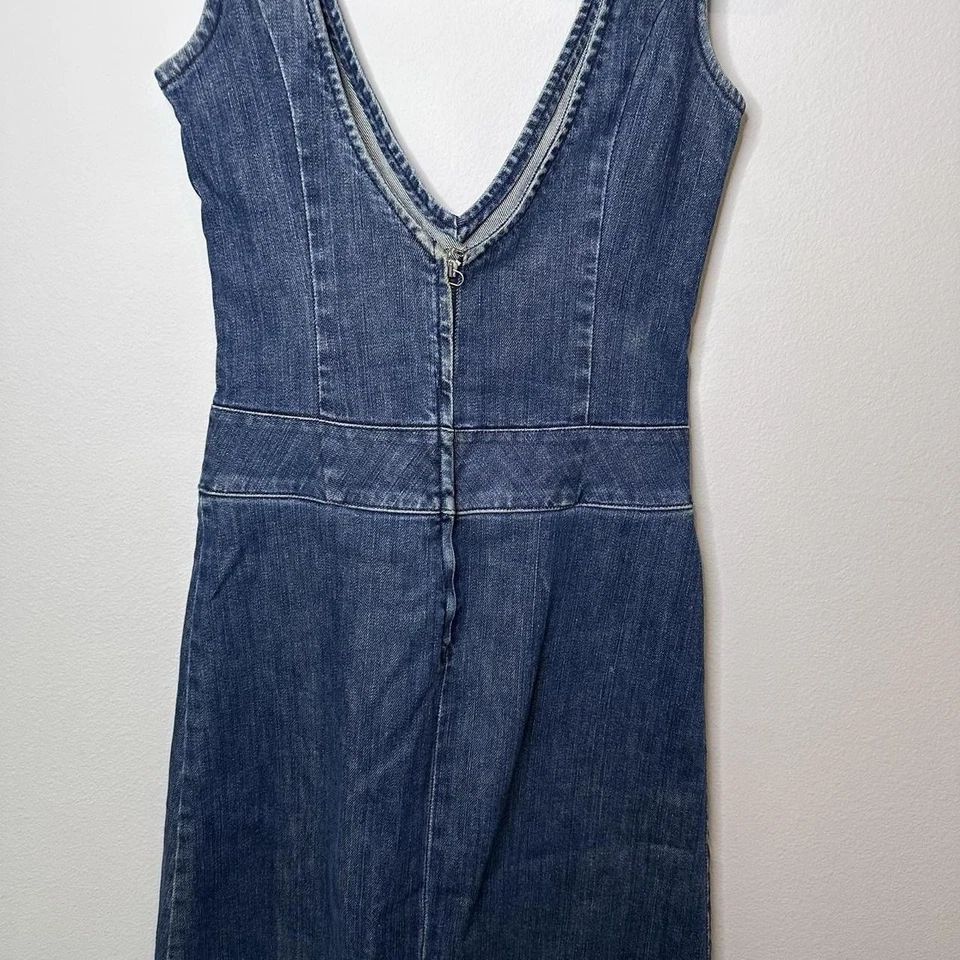 Vestido Vaquero Versace Vintage Años 90 Hecho en Italia 24/38 Foto 4 de 4