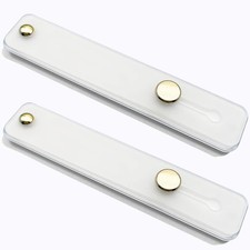 Phone Grip 2 Pieces White Universal Sticky Finger Strap Holder for Smartphone...