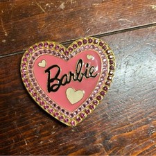 Barbie by Tarina Tarantino heart shaped buckle Swarovski crystals handmade