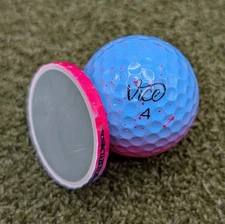 Vice Shade Drip Cross Section Golf Ball Marker Air Tour Pro Plus Pink Blue