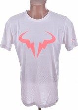 NIKE COURT &laquo;VAMOS RAFA&raquo; DRI-FIT TEE 2010 WHITE SHIRT SIZE M ADULT 382778-101