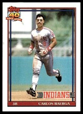 1991 Topps Carlos Baerga Cleveland Indians #147