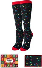 Christmas Gifts - Light Knee High Socks Unisex for 2-18 Years Old Kids,...