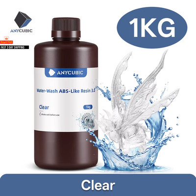 ANYCUBIC Abs-Like Resin 3.0 Wasserwaschbar für LCD 3D Drucker Hohe Genauigkeit Niedrig 