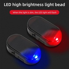 Car Alarm Warning Solar Flash LED Light Fake Security System Anti-theft Signal