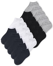 The Children's Place boys Ankle Socks Variety Pack X-Large