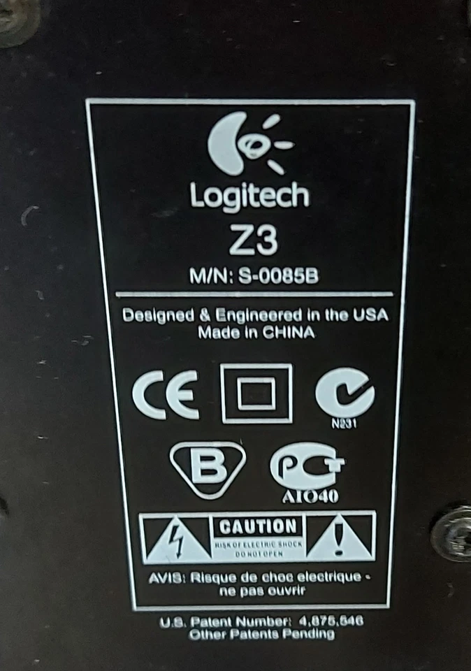 Logitech Z-3 Subwoofer - Bild 3 von 3