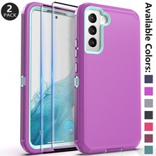 For Samsung Galaxy S22 Plus Case, with Screen Protector Heavy-Duty Rugged Cover