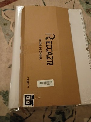 RECCAZR Wireless Keyboard and Mouse Combo Full-Sized Keyboard, Black