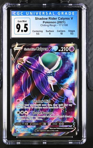 Shadow Rider Calyrex V graded CGC 9.5 for sale on eBay