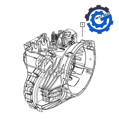 New OEM Mopar 6 Speed Manual Transmission for 2008-2009 Dodge Caliber 5106510AC