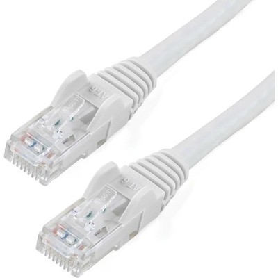 StarTech N6PATCH6WH 6ft White Cat6 Ethernet Cable RJ45
