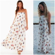 Show Me Your Mumu Seashell Long Maxi Dress SZ L