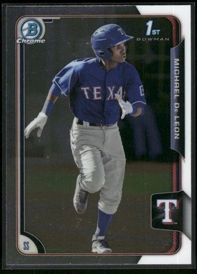 2015 Bowman Chrome #BCP249 Michael De Leon Prospects