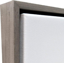 Weathered Brown Floater Frame for 1.5" Deep Canvas, Different Sizes  11X14" 