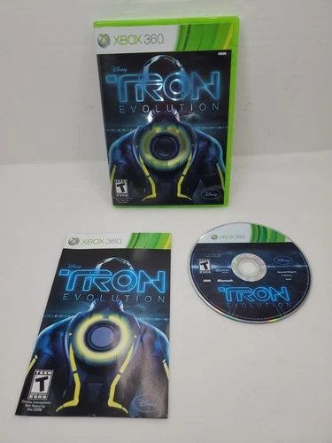 Tron Evolution (Microsoft Xbox 360, 2010) Complete With Box And Manual