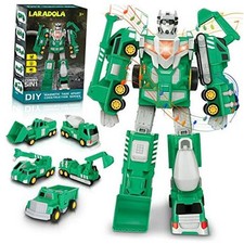 Toys for 3 4 5 6 7 8 Year Old Boys - Construction Transform Robot Kids Toys