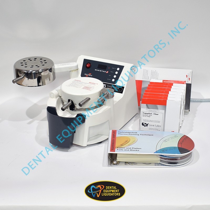 Scheu Ministar S Scan Tech Dental Lab Vacuum Pressure Thermoforming System Used