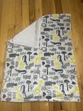 Circo Target Jungle Safari Minky Dot Baby Lovey Security Blanket 30" X 38"